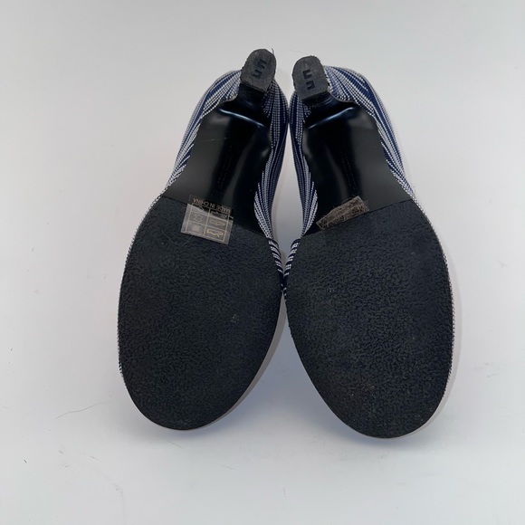 *Like New* United Nude Fold Hi Elastic Ankle Booties in Navy/White, Size 38/8 - Picture 6 of 6